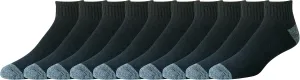Amazon Essentials Men's Cotton Ankle Socks - Comfortable, Durable, Half-Cushioned, 10 Pairs