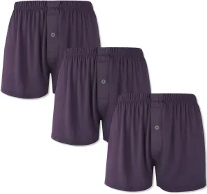 BAMBOO COOL Men's Boxers Short Boxer for Men Soft Comfortable Casual Breathable Underwear (3 Pack or 5 Pack)