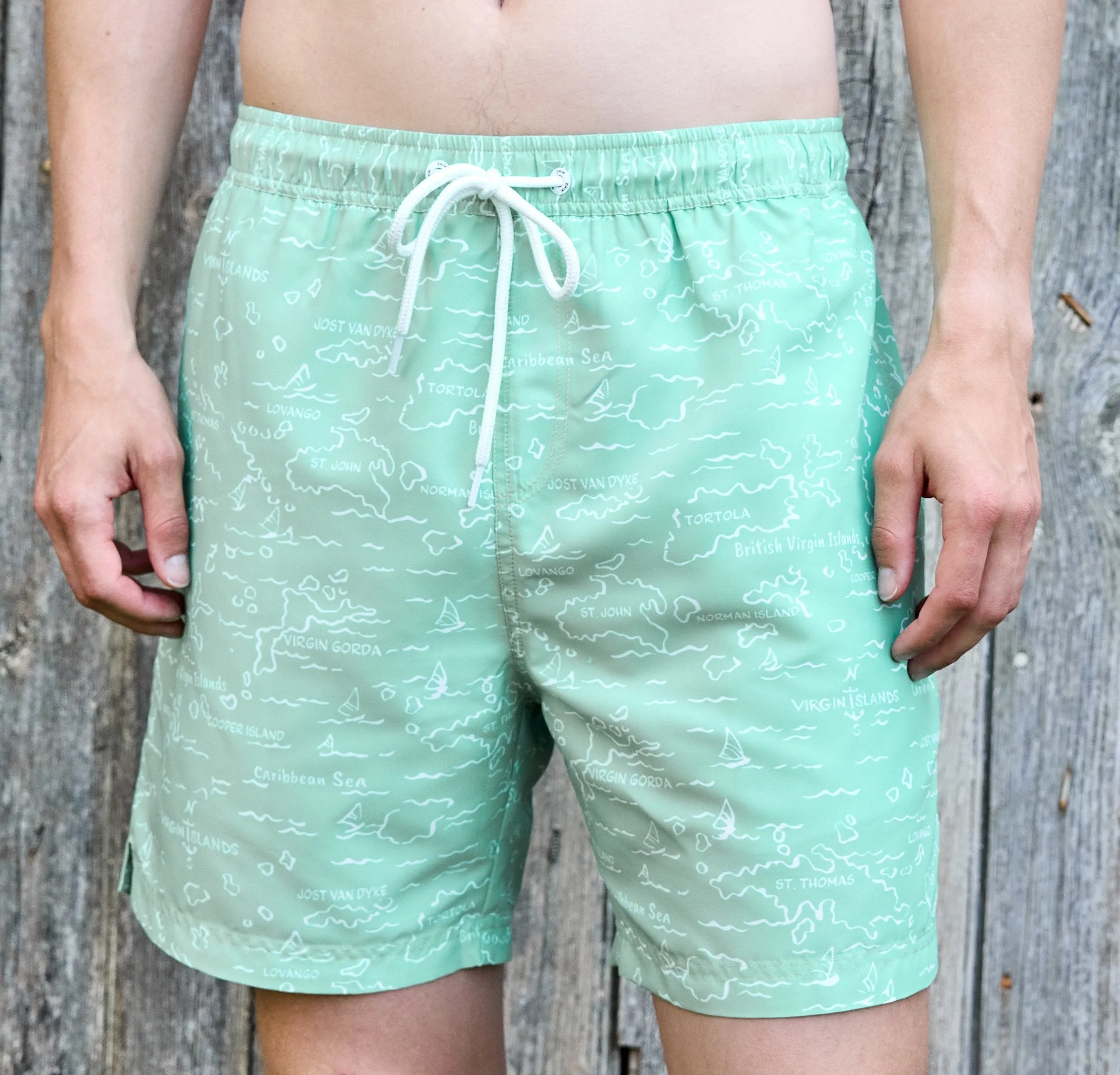 Barbuda Trunk - VI Map Zephyr Green