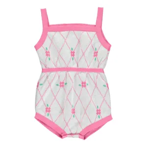 BEBE ORGANICS~ Tillie overall geometric floral