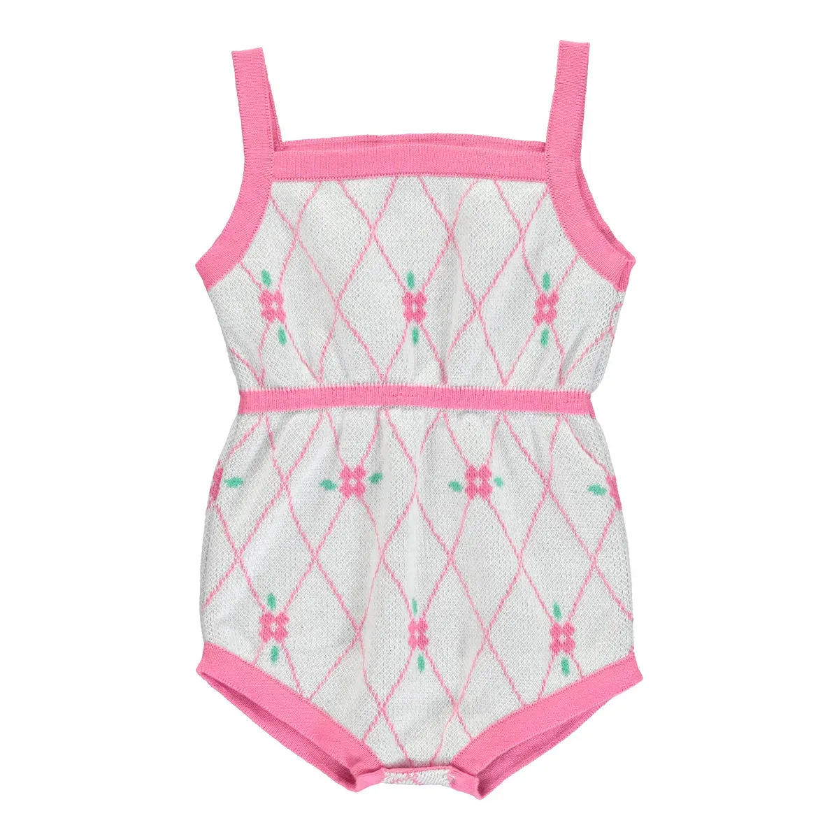 BEBE ORGANICS~ Tillie overall geometric floral