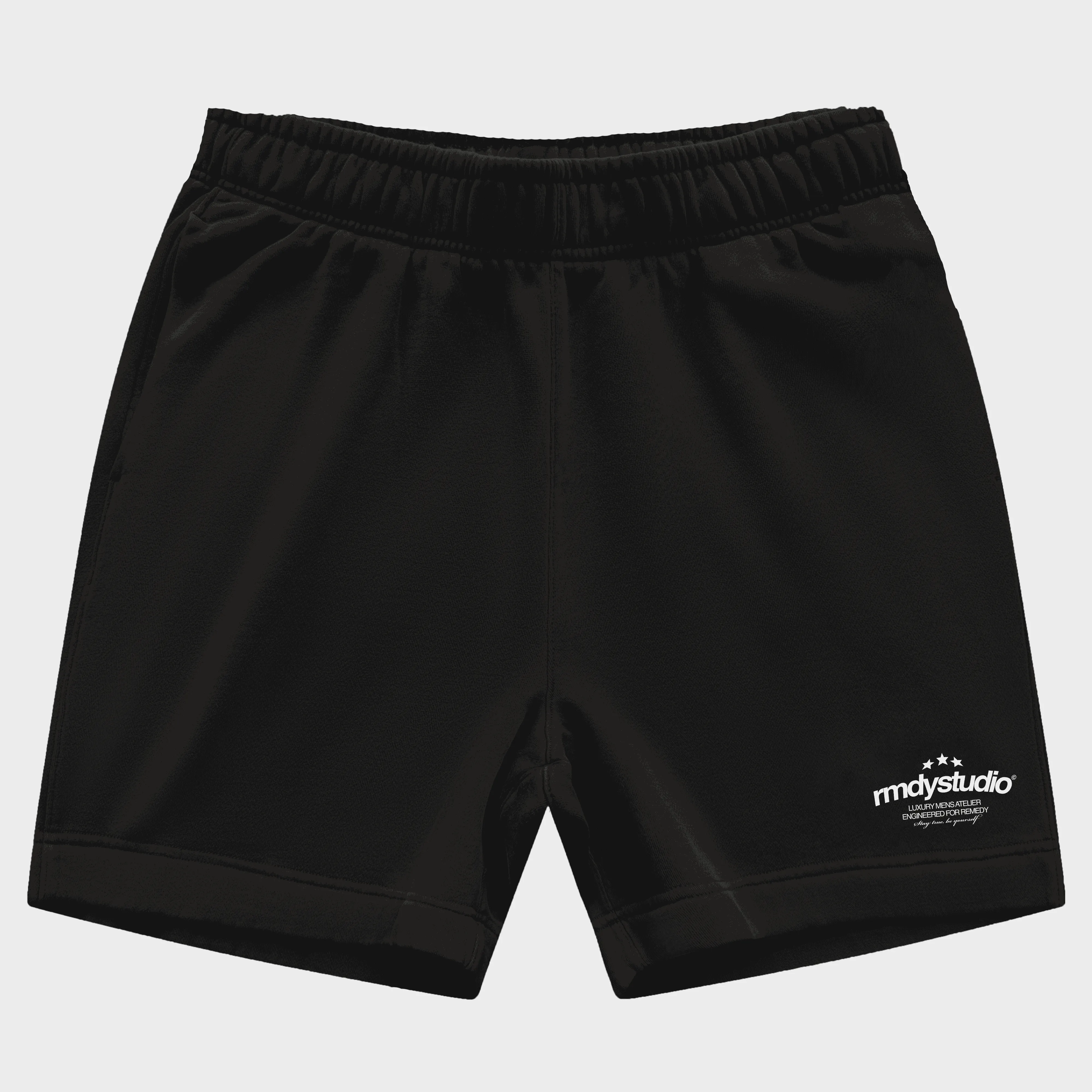 Black All Stars Jogger Shorts