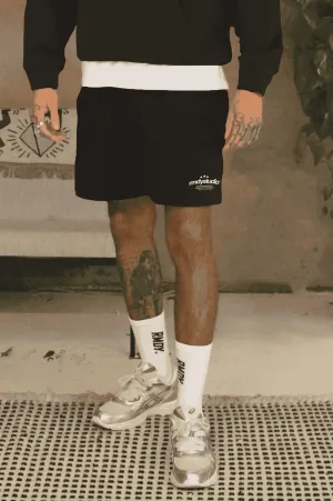 Black All Stars Jogger Shorts