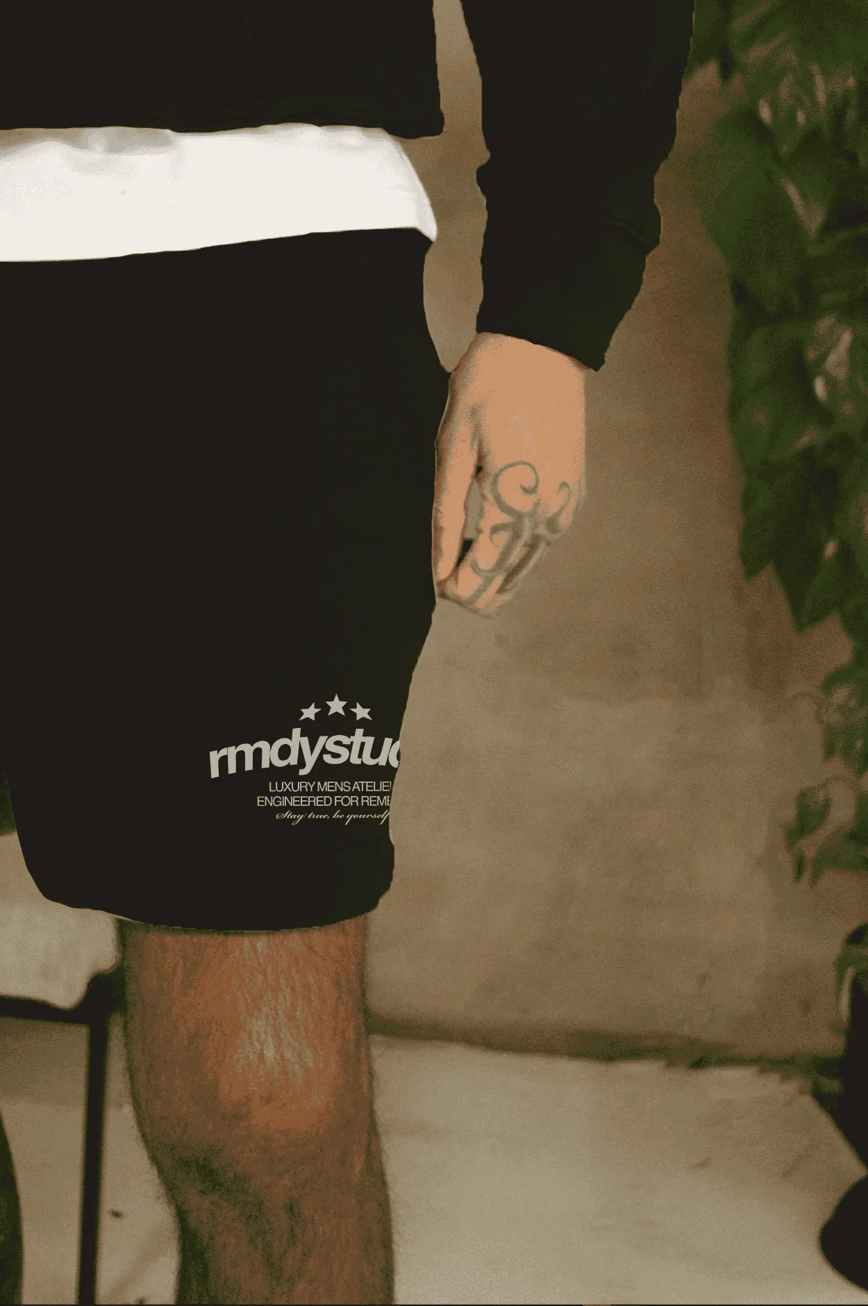 Black All Stars Jogger Shorts