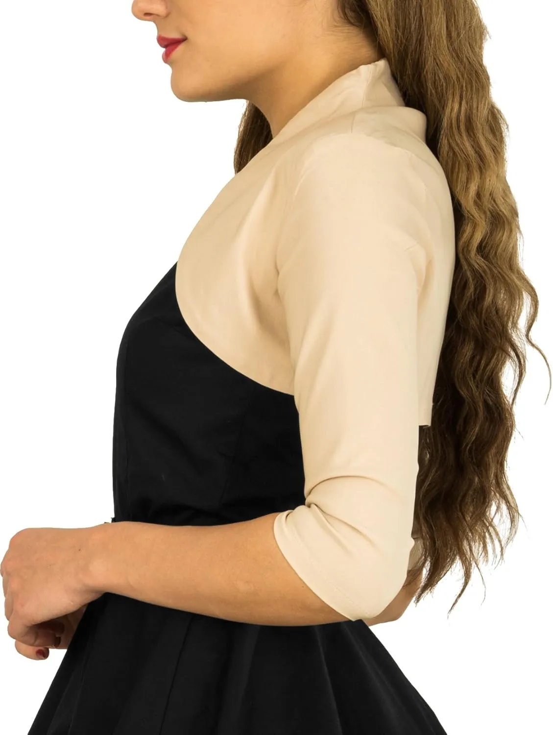 BlackButterfly Tailored 3/4 Sleeve Bolero