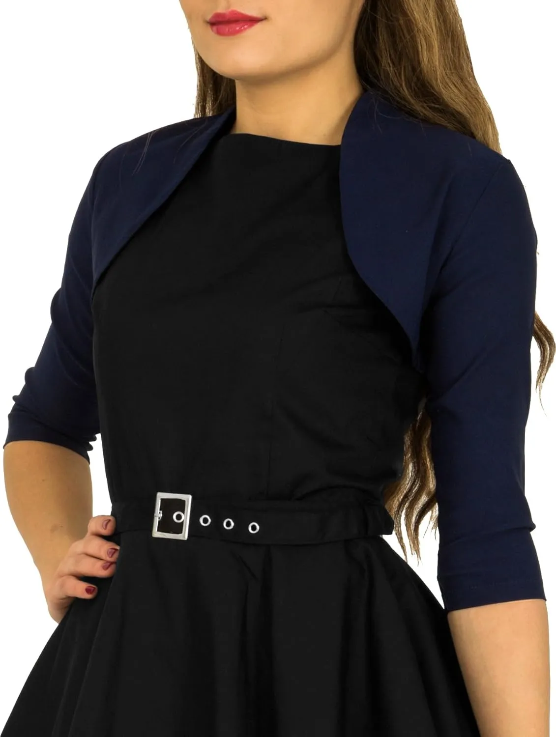 BlackButterfly Tailored 3/4 Sleeve Bolero