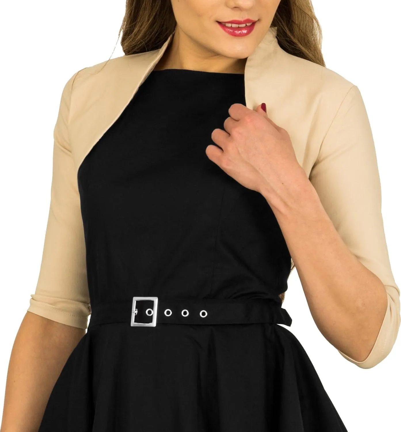 BlackButterfly Tailored 3/4 Sleeve Bolero