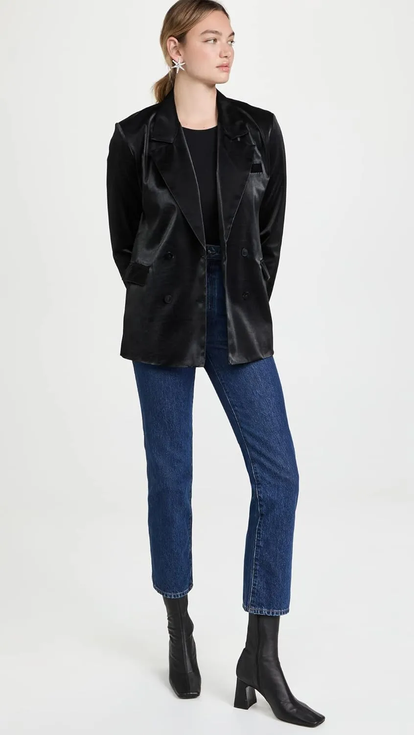 [BLANKNYC] Womens Luxury Clothing Oversized Blazzer with Pockets, Comfortable & Stylish Coat