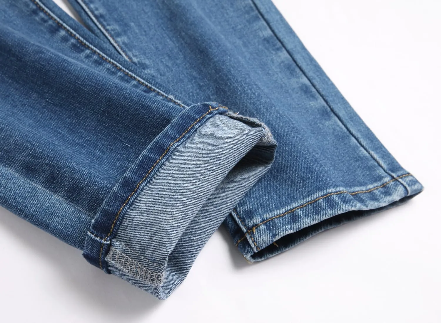 Boys' Skinny Fit Stretch Denim Jeans 5-Pocket Style Washed Fashion Basic Denim Jeans Pants