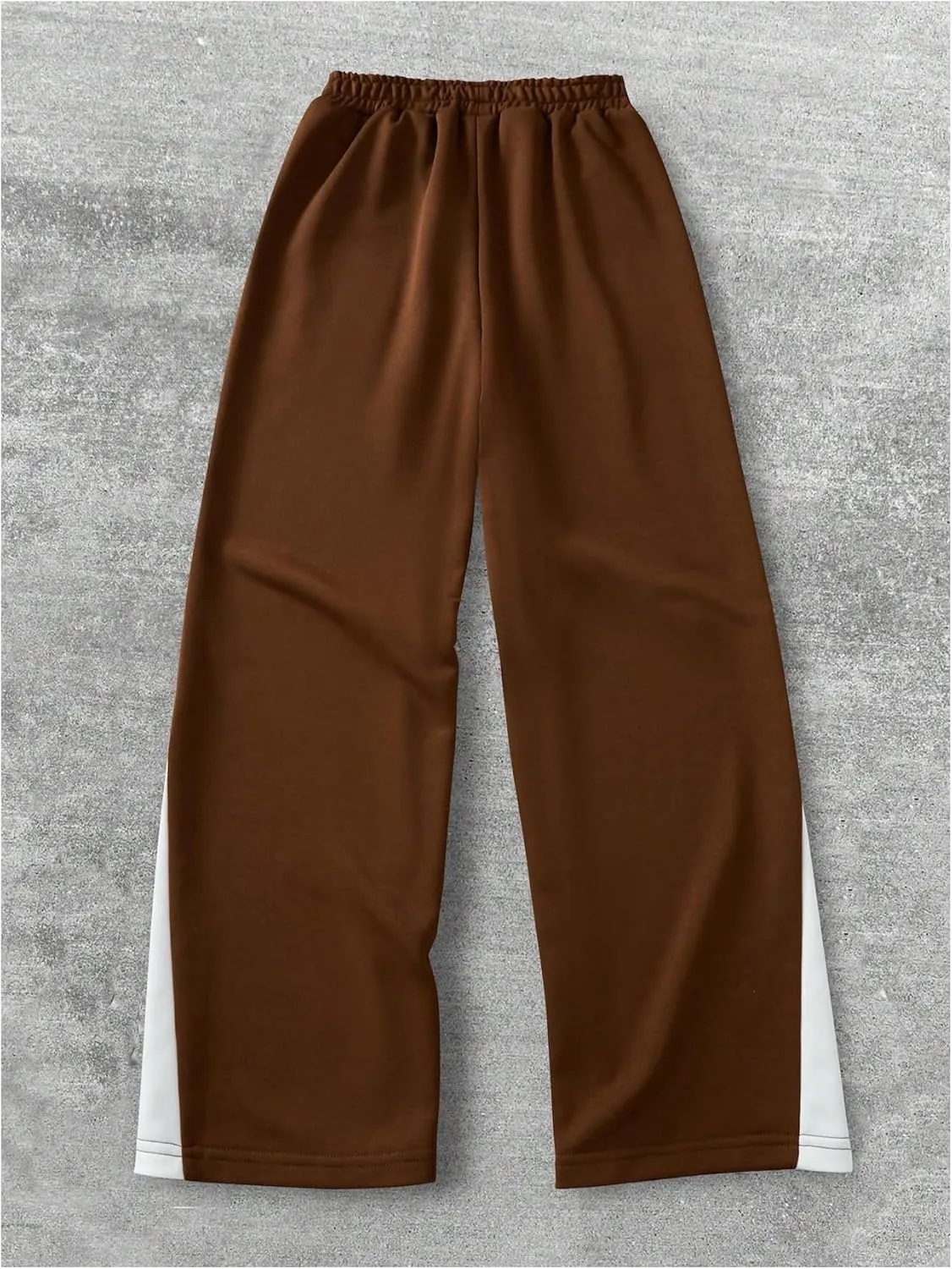 Boy's Y2K Wide Leg Baggy Pants Vintage Trendy Sweat Pants Elastic Waist Street Sweatpants with Pockets