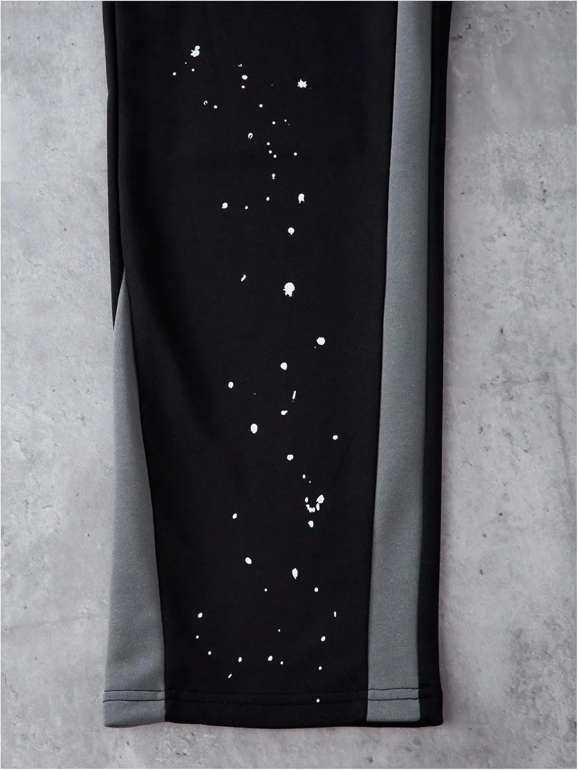 Boy's Y2K Wide Leg Baggy Pants Vintage Trendy Sweat Pants Elastic Waist Street Sweatpants with Pockets