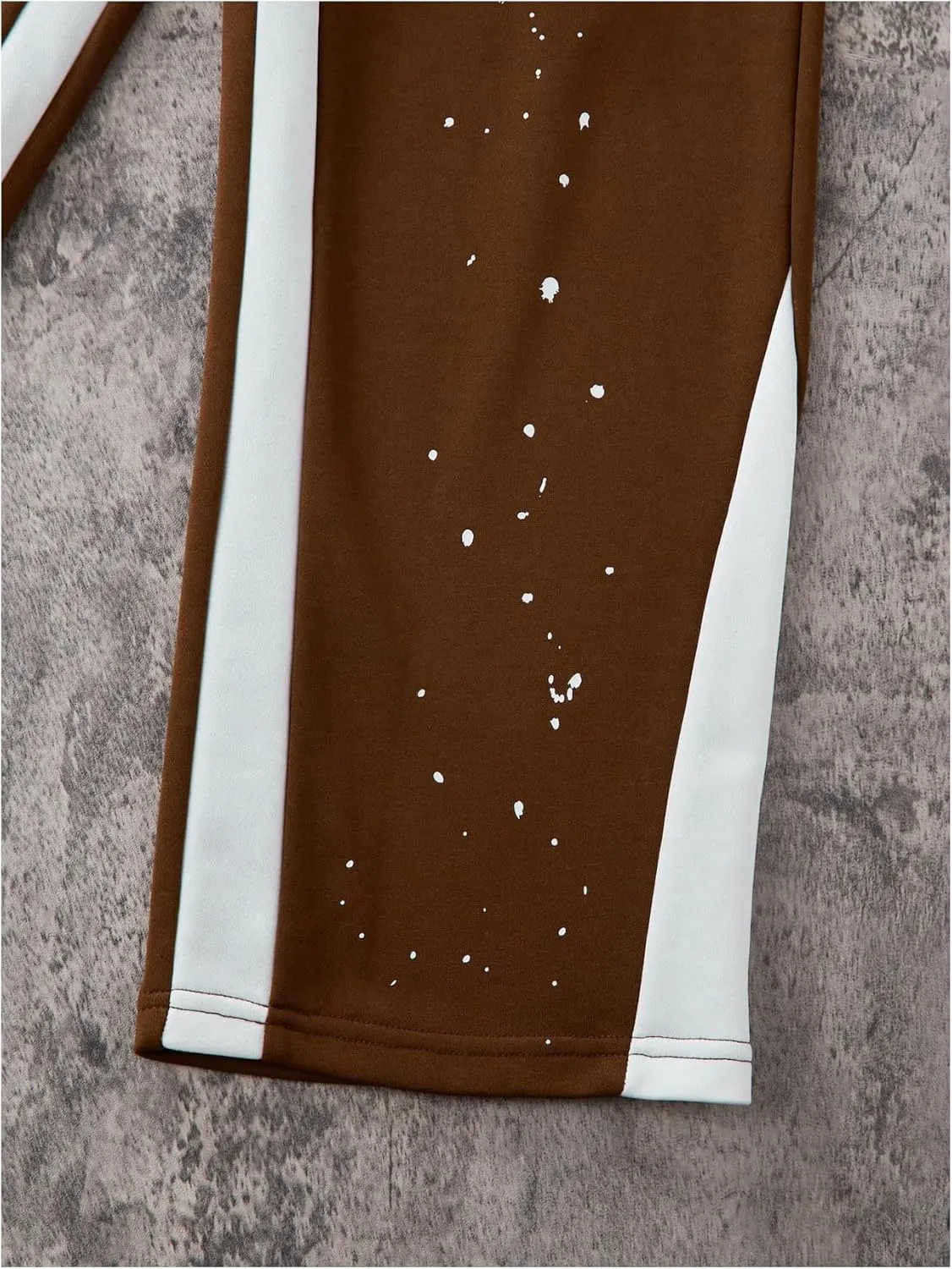 Boy's Y2K Wide Leg Baggy Pants Vintage Trendy Sweat Pants Elastic Waist Street Sweatpants with Pockets