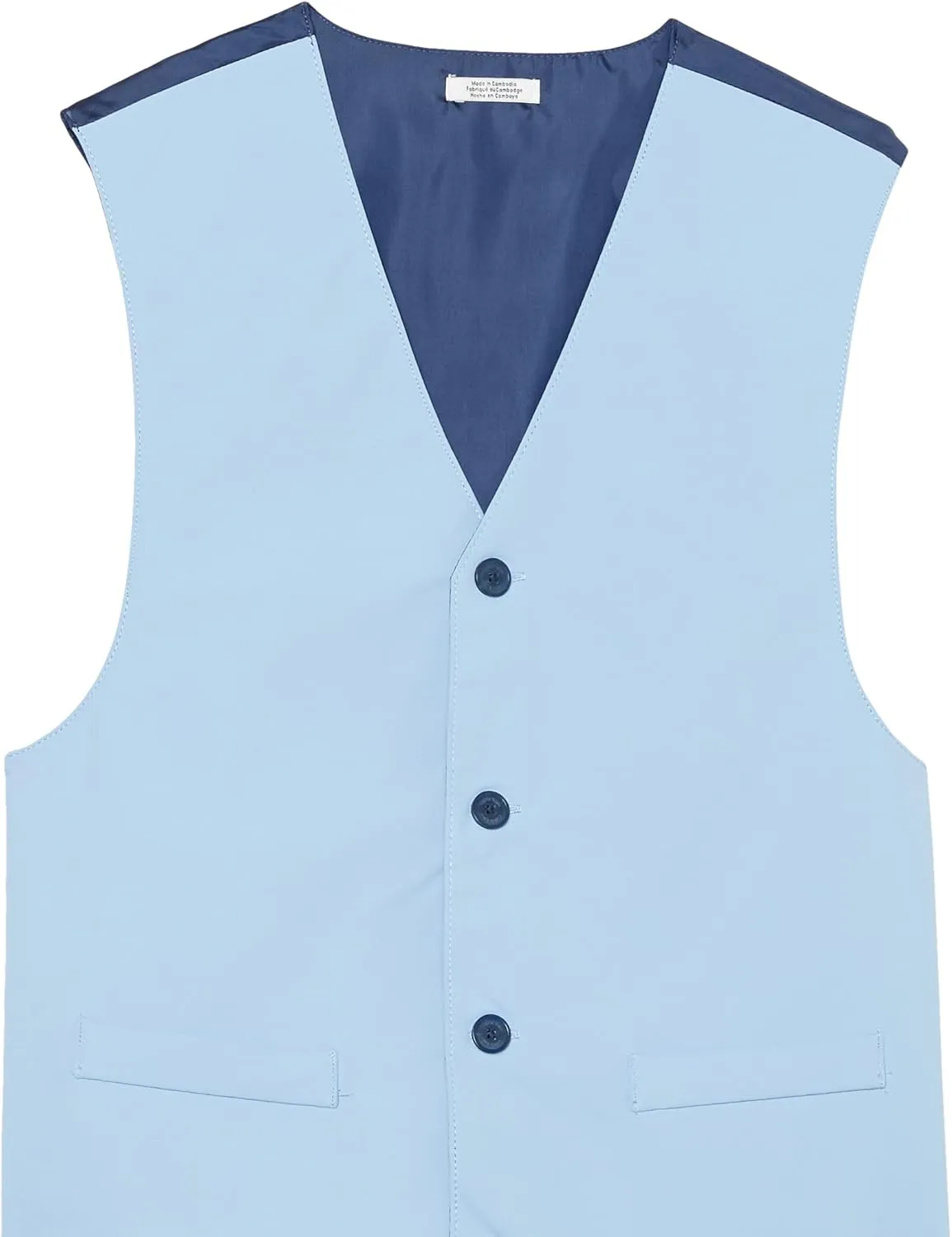 Calvin Klein Boys' 4-Piece Formal Suit Set, Vest, Pants, Collared Dress Shirt, and Tie