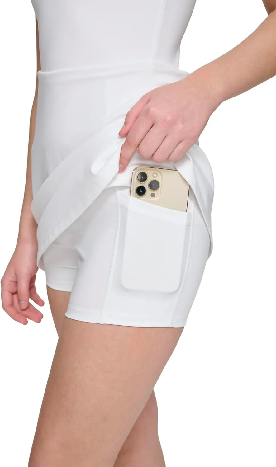 Calvin Klein Performance Women's Athletic Tennis Dresss with Skort