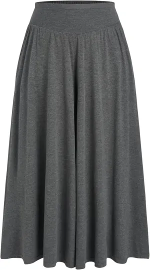 CIDER Womens Plus Size Wide Leg Pants Palazzo Flowy Loose Fit Casual Lounge Pants with Pockets