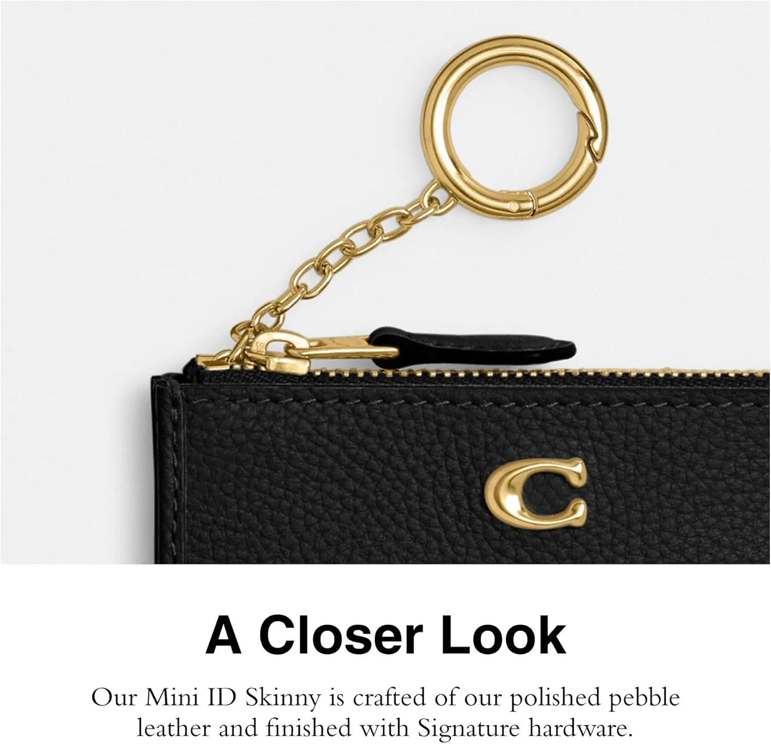 Coach Women's Essential Mini Id Card Case Bi-Fold Wallet