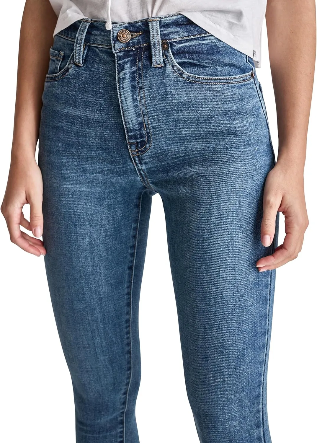 DKNY Womens Bleecker Shaping Skinny Jeans