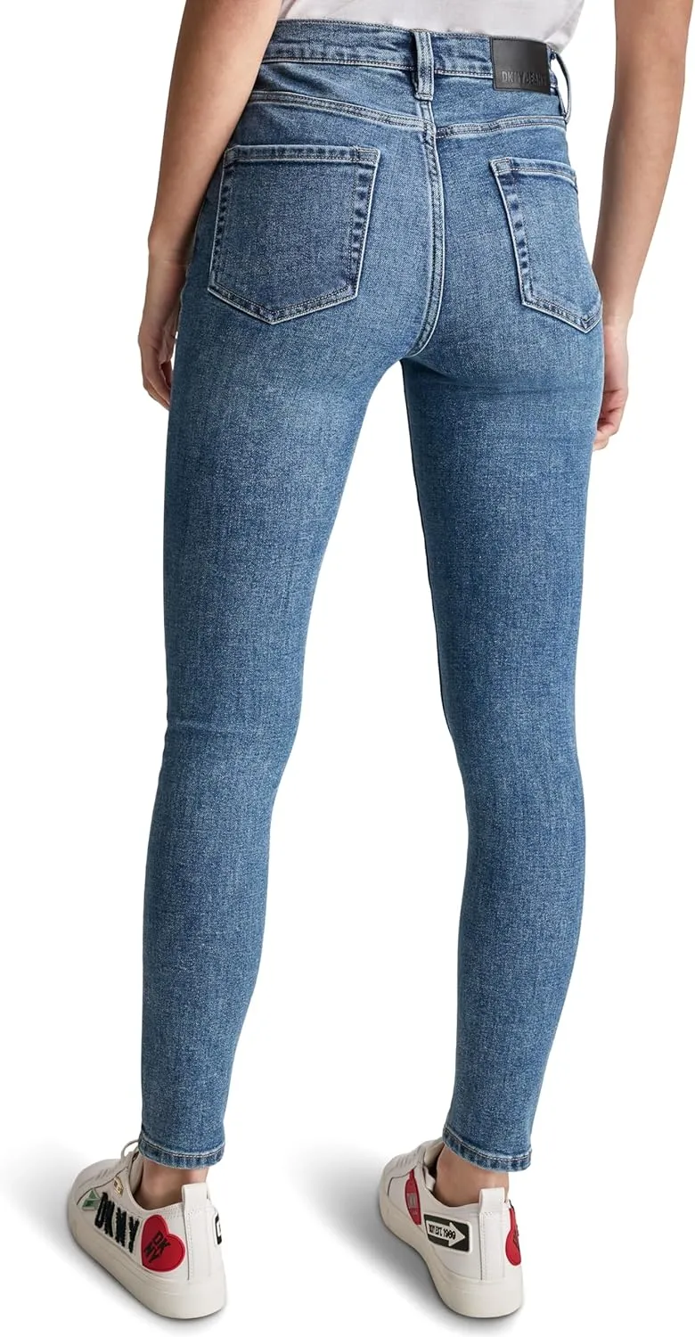 DKNY Womens Bleecker Shaping Skinny Jeans