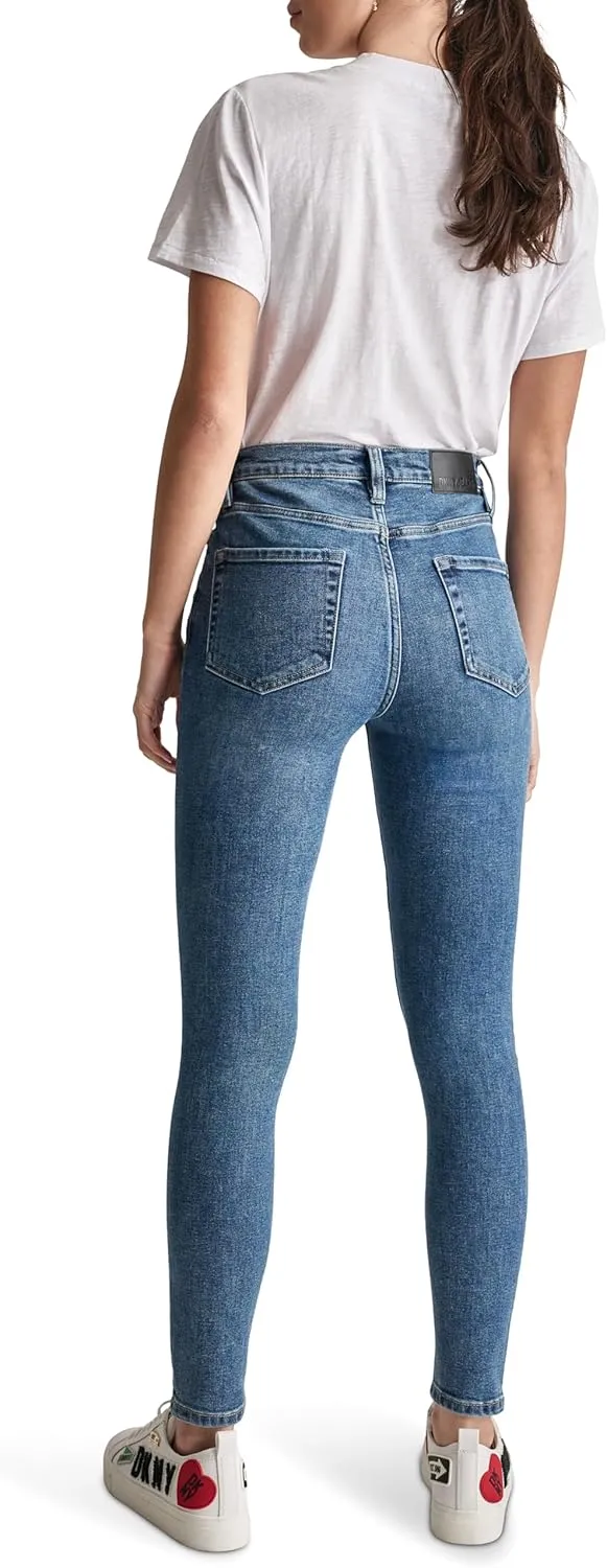 DKNY Womens Bleecker Shaping Skinny Jeans