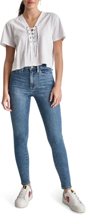 DKNY Womens Bleecker Shaping Skinny Jeans