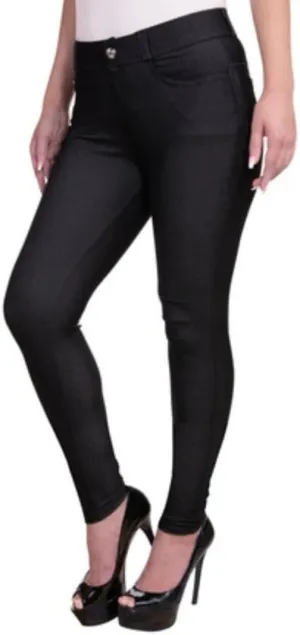 EAG Jeggings for Women's Comfortable Cotton Blend Stretch Leggings Look Denim Jeggings with Pockets (Available in Plus Size)