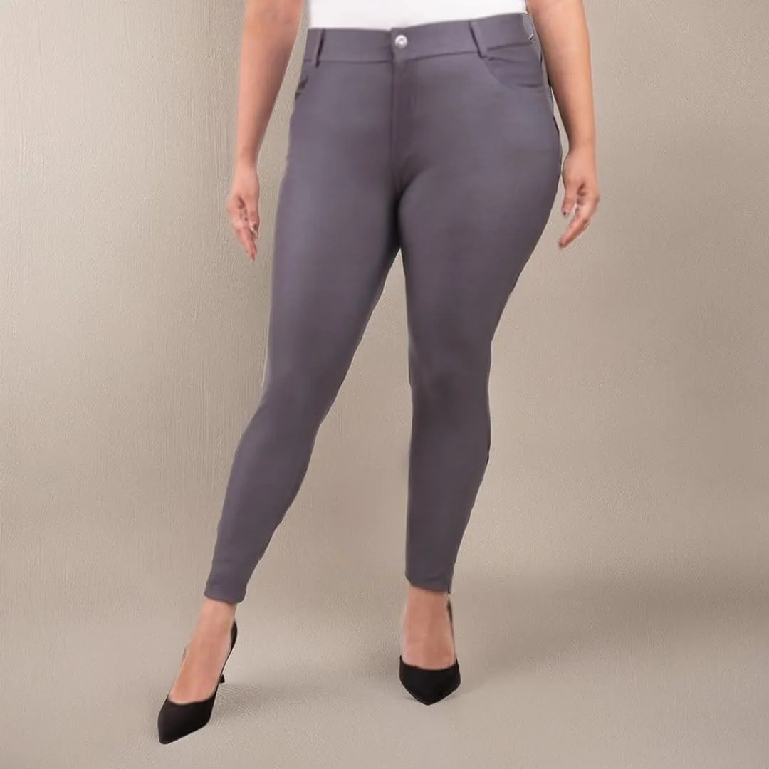 EAG Jeggings for Women's Comfortable Cotton Blend Stretch Leggings Look Denim Jeggings with Pockets (Available in Plus Size)