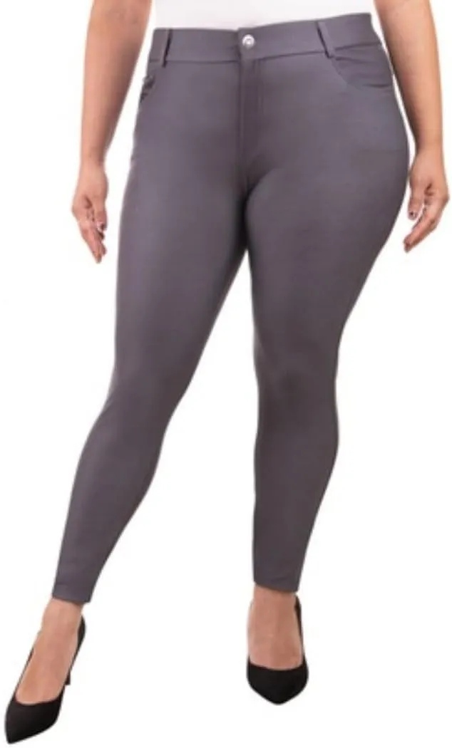 EAG Jeggings for Women's Comfortable Cotton Blend Stretch Leggings Look Denim Jeggings with Pockets (Available in Plus Size)