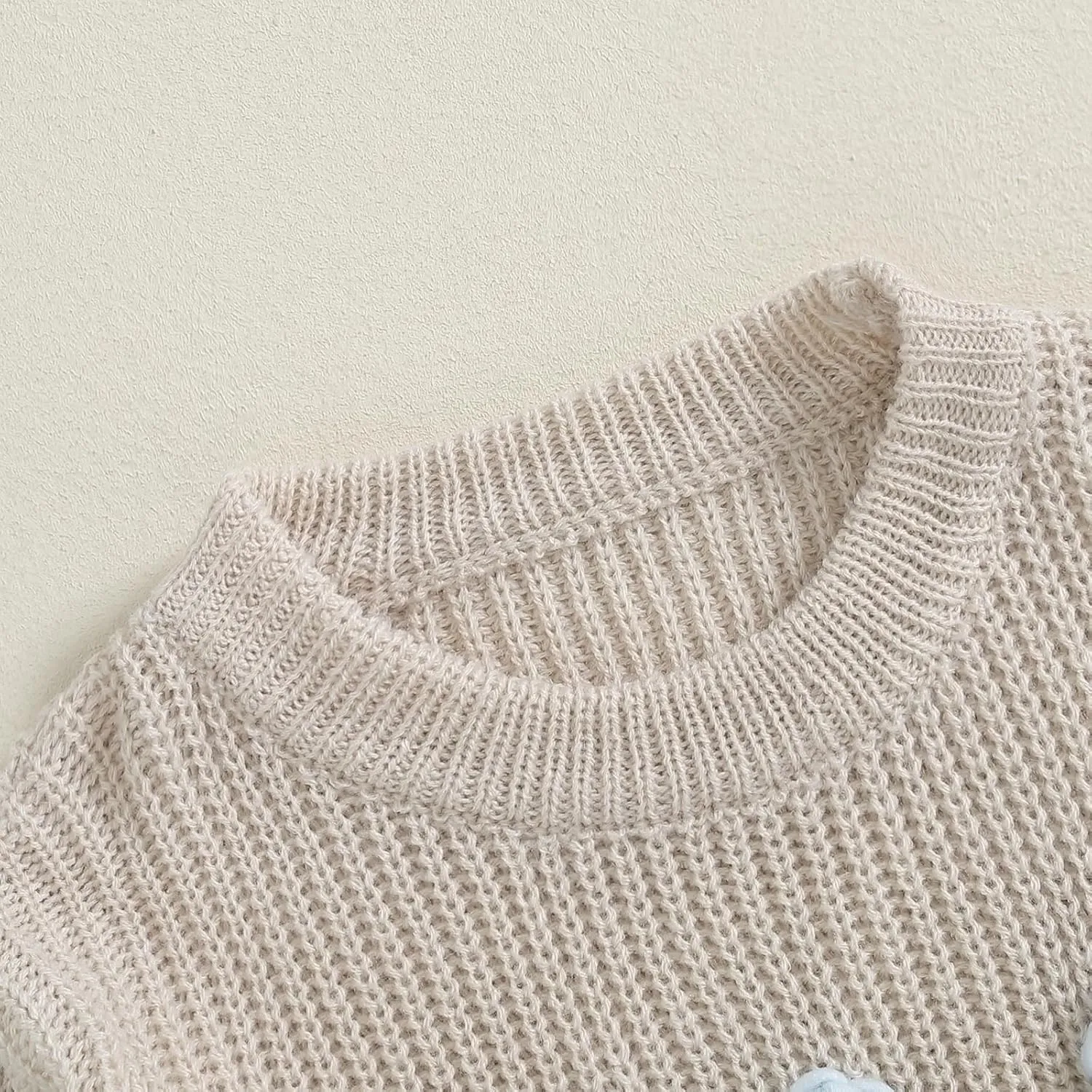 First Birthday Outfit Baby Girl Boy Cute Letter Embroidery Warm Long Sleeve Oversized Sweater Infant Knitwear