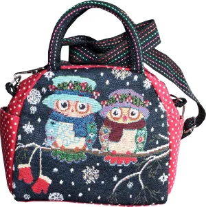 Full Funk Mini Ladies Shoulder Bag Pouch with Bold Woven and Cute Artworks