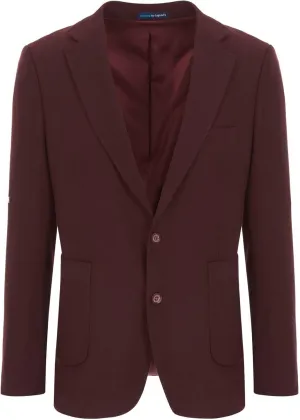 Gervasi Men's Slim Fit Blazers with Front Pockets & 2 Buttons
