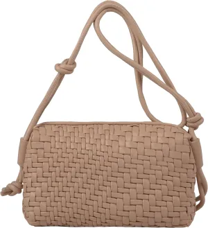 Handwoven Crossbody Bag for Women, Shoulder Purse with Adjustable Strap Lightweight Summer Festival Bag Gift