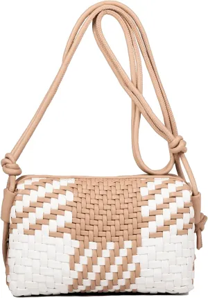 Handwoven Crossbody Bag for Women, Shoulder Purse with Adjustable Strap Lightweight Summer Festival Bag Gift