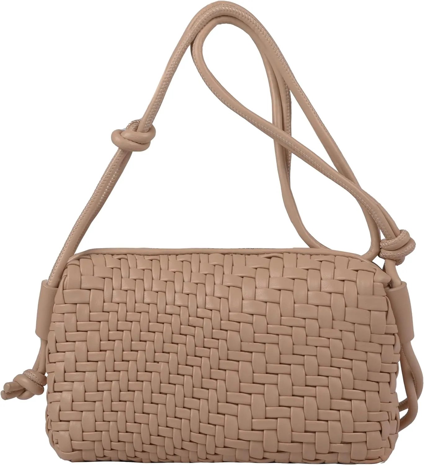Handwoven Crossbody Bag for Women, Shoulder Purse with Adjustable Strap Lightweight Summer Festival Bag Gift