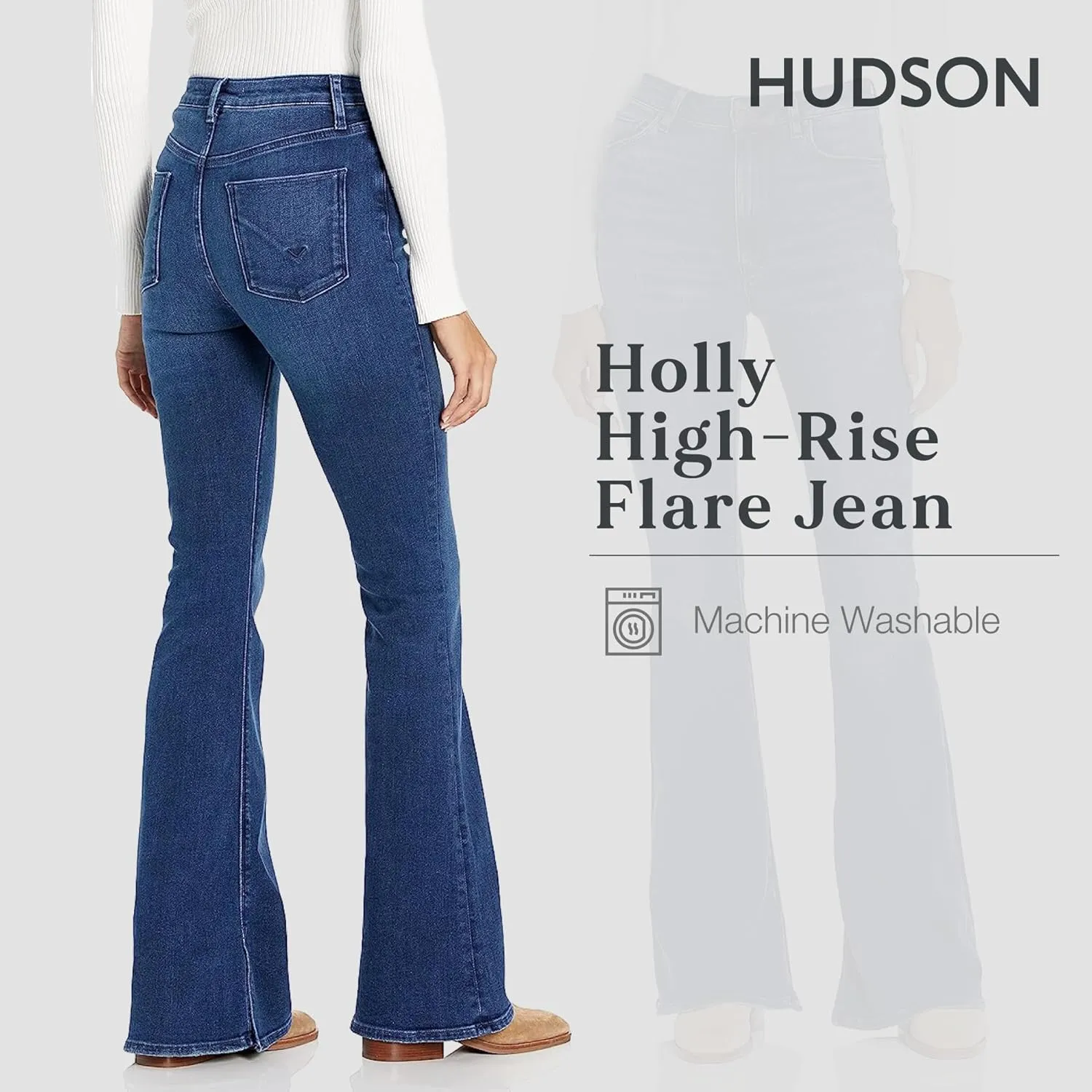 HUDSON Women's Holly High Rise Flare Jean