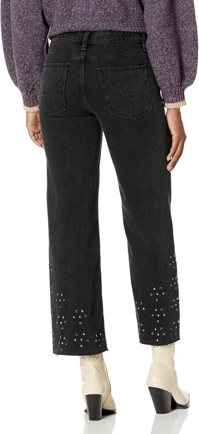 HUDSON Women's Rosie High-Rise Wide Leg Ankle