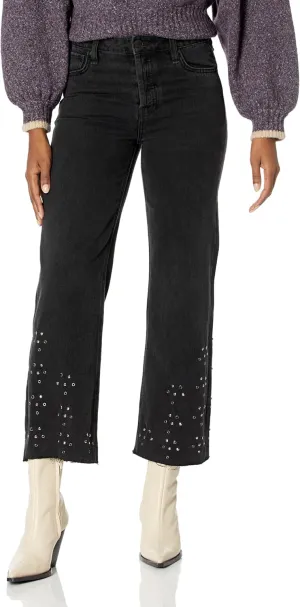 HUDSON Women's Rosie High-Rise Wide Leg Ankle