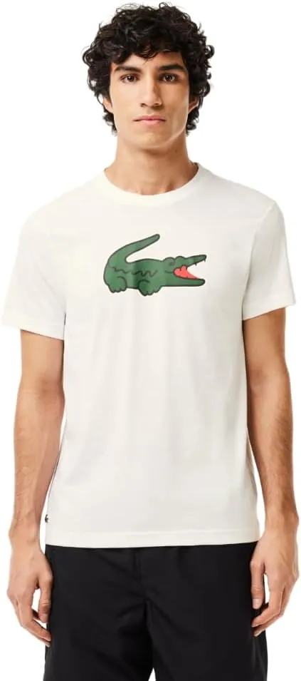 Lacoste Men's Short Sleeve Regular Fit Sports Performance Graphic Tee Shirt