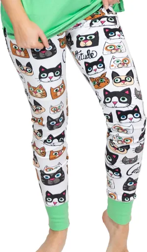 Lazy One Women's Leggings and Tees, Pajama Separates, Cozy Loungewear for Women