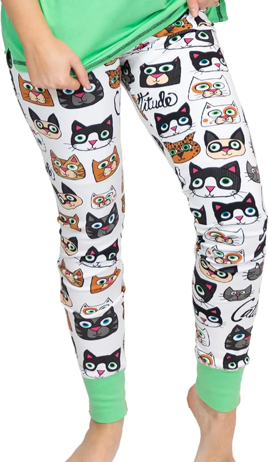 Lazy One Women's Leggings and Tees, Pajama Separates, Cozy Loungewear for Women