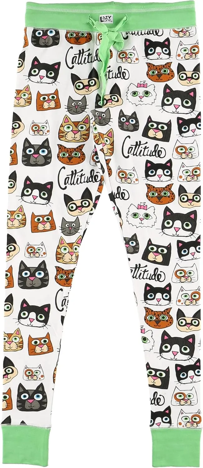 Lazy One Women's Leggings and Tees, Pajama Separates, Cozy Loungewear for Women