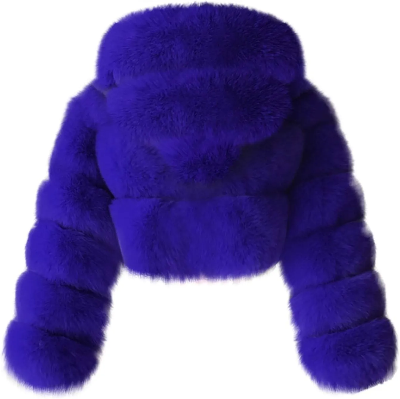 LCMTWX Women Fluffy Faux Fur Coat Women Long Jacket Faux Sleeve Short Warm Women's Coat Fluffy Short Coat Outerwear Pink