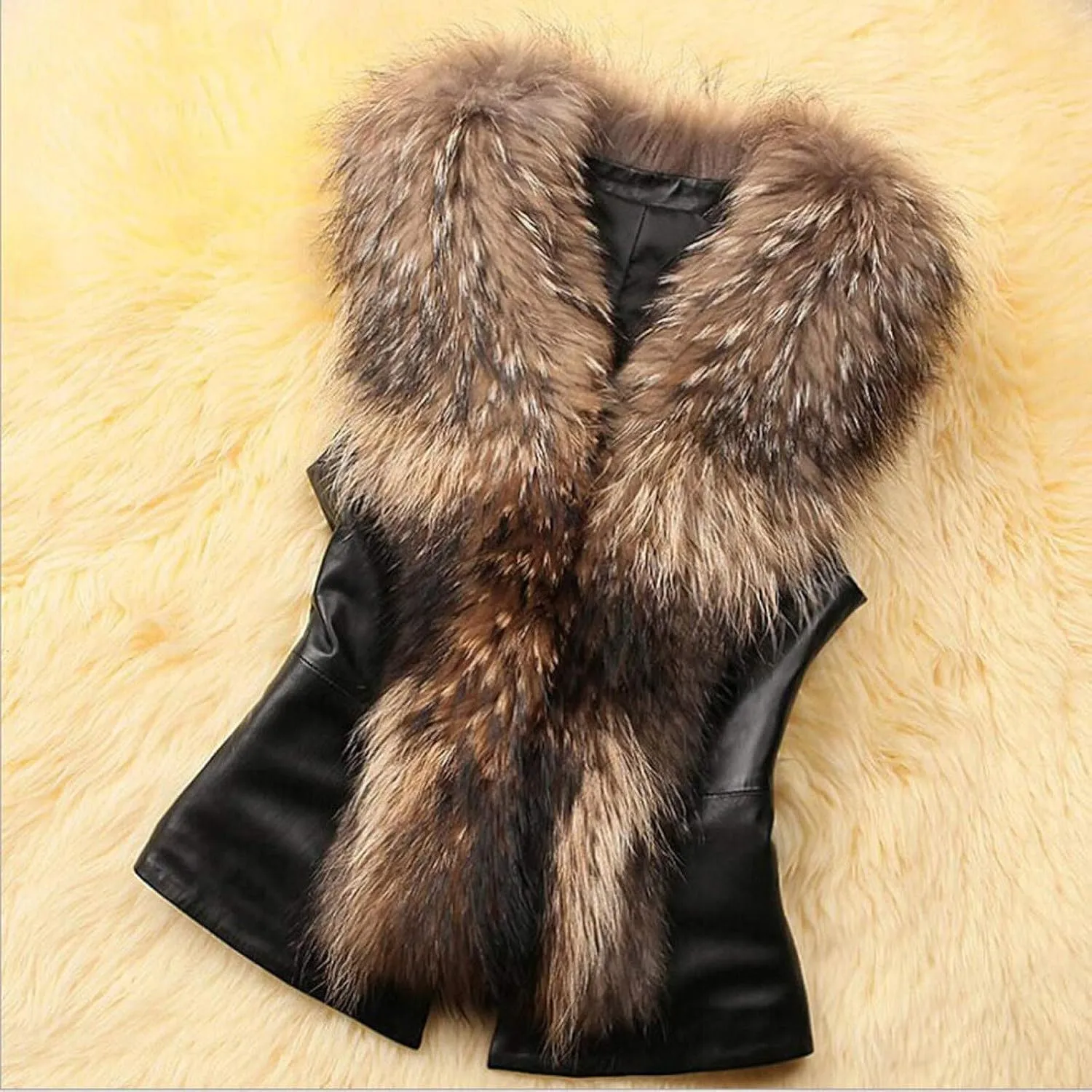 LCMTWX Women Fluffy Faux Fur Coat Women Long Jacket Faux Sleeve Short Warm Women's Coat Fluffy Short Coat Outerwear Pink