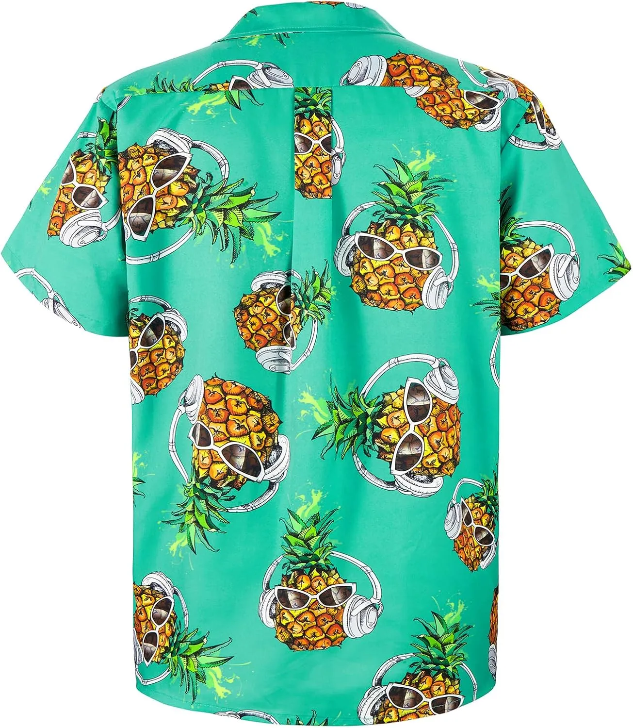 Mens Hawaiian Shirt Floral Print Aloha Shirt Comfortable Novelty Button Down Shirts Casual Short Sleeve Beachwear for Men