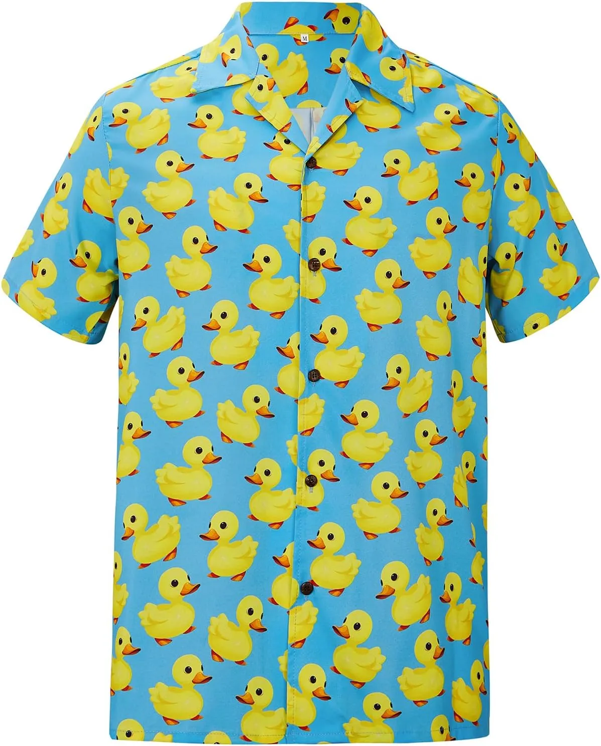 Mens Hawaiian Shirt Floral Print Aloha Shirt Comfortable Novelty Button Down Shirts Casual Short Sleeve Beachwear for Men