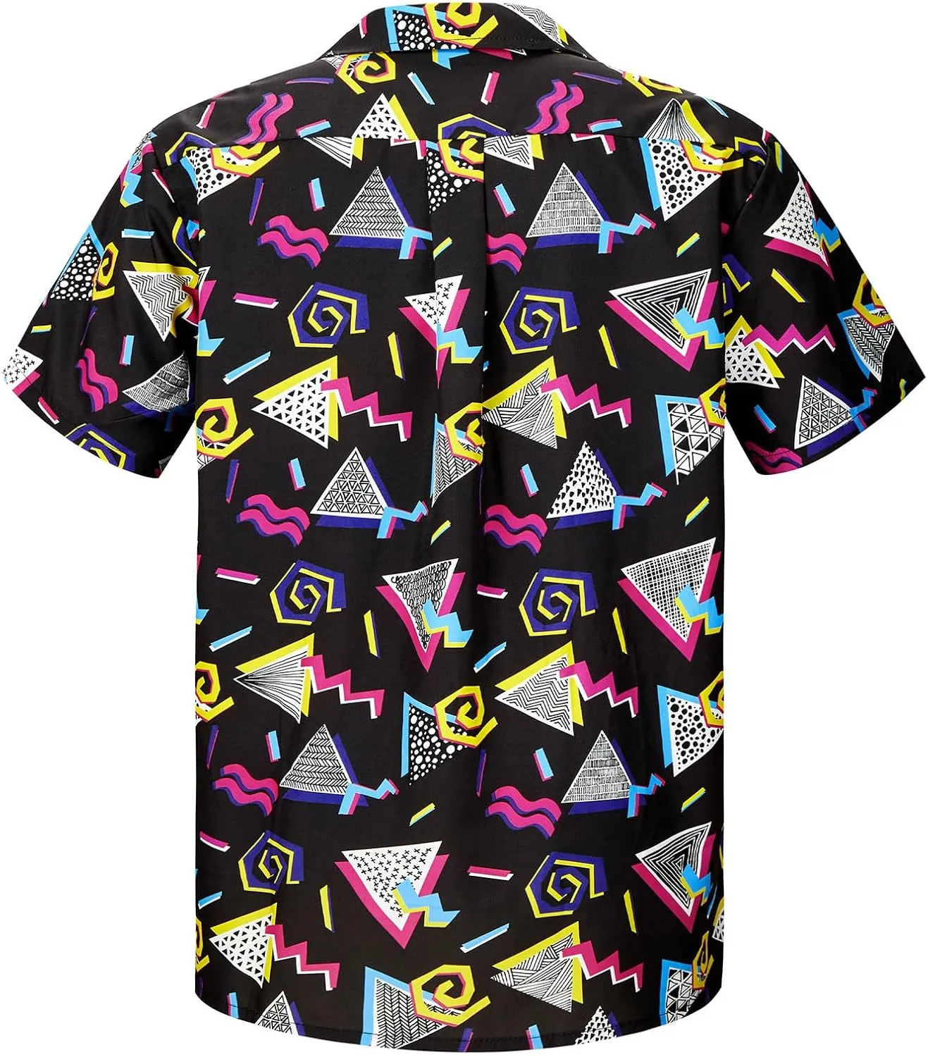 Mens Hawaiian Shirt Floral Print Aloha Shirt Comfortable Novelty Button Down Shirts Casual Short Sleeve Beachwear for Men