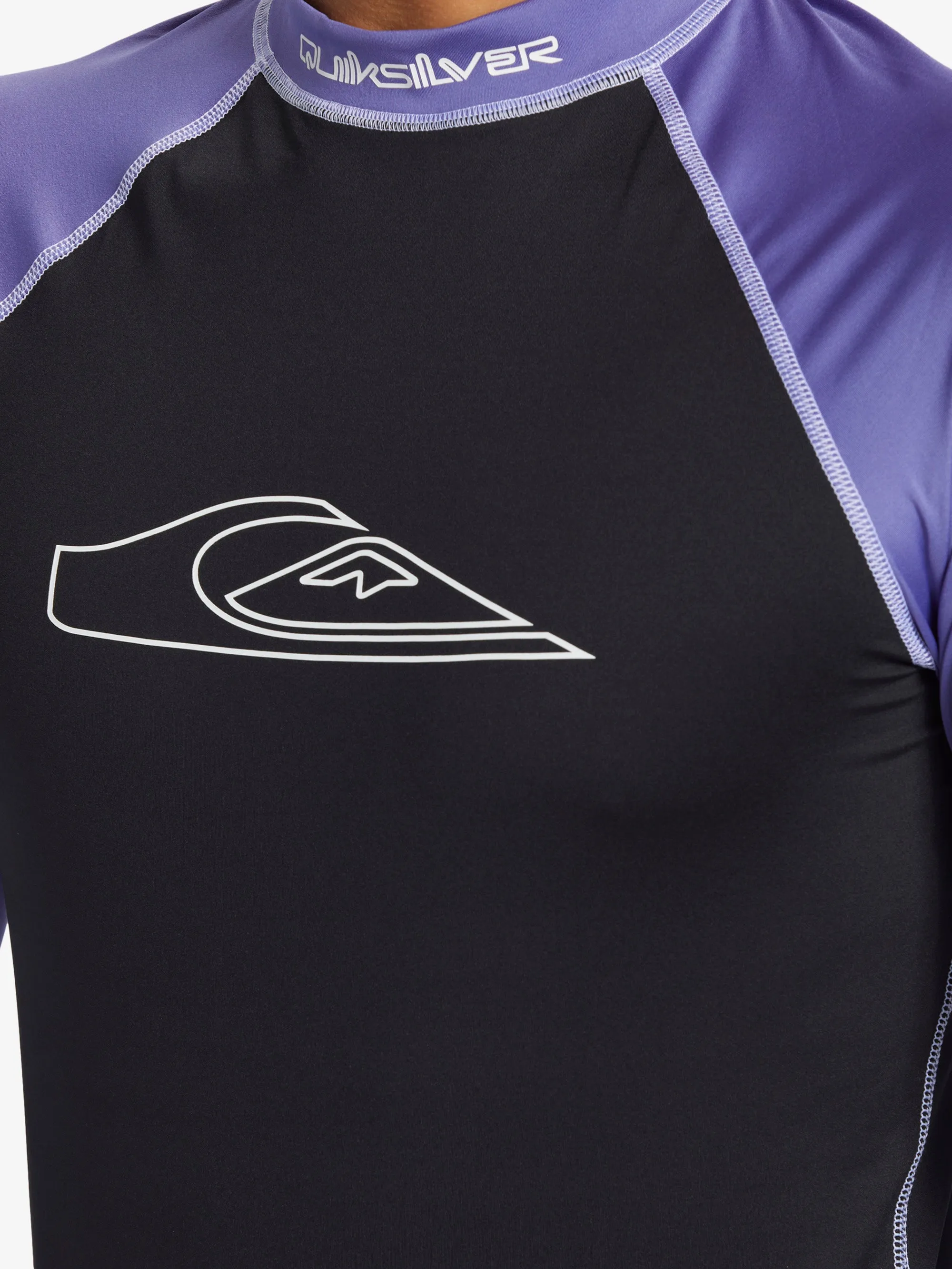 Mens Mercury Long Sleeves UPF 50 Surf Shirt - Black