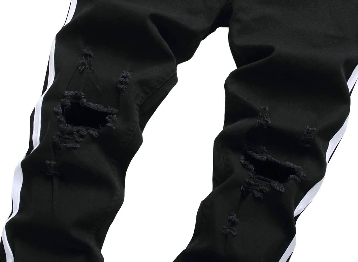 Men's Ripped Jeans Slim Fit Stretch Jeans Distressed Fashion Comfort Pants