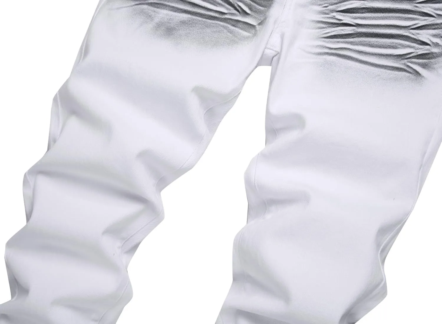 Men's Ripped Jeans Slim Fit Stretch Jeans Distressed Fashion Comfort Pants