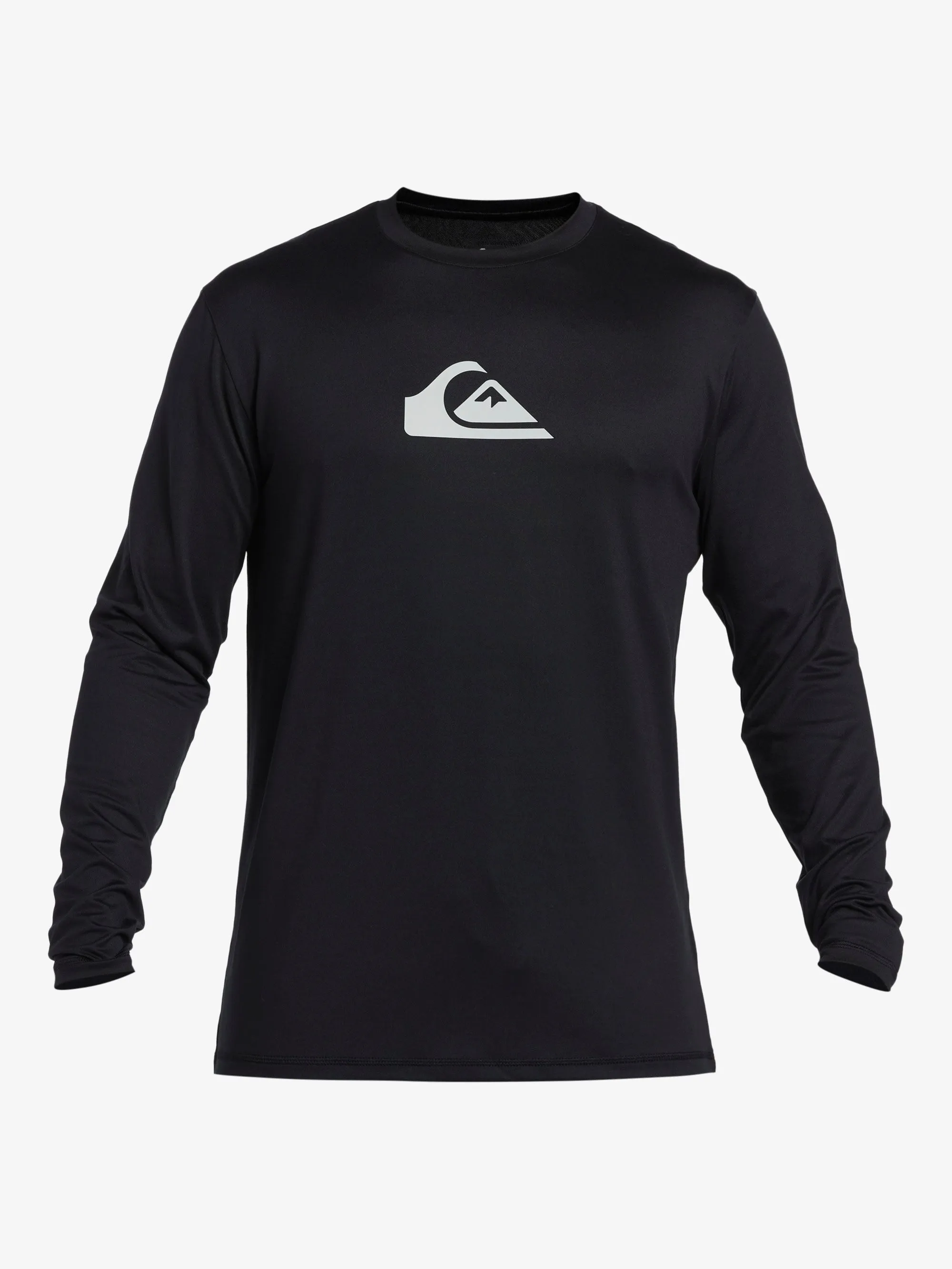 Mens Solid Streak Long Sleeve UPF 50 Surf T-Shirt