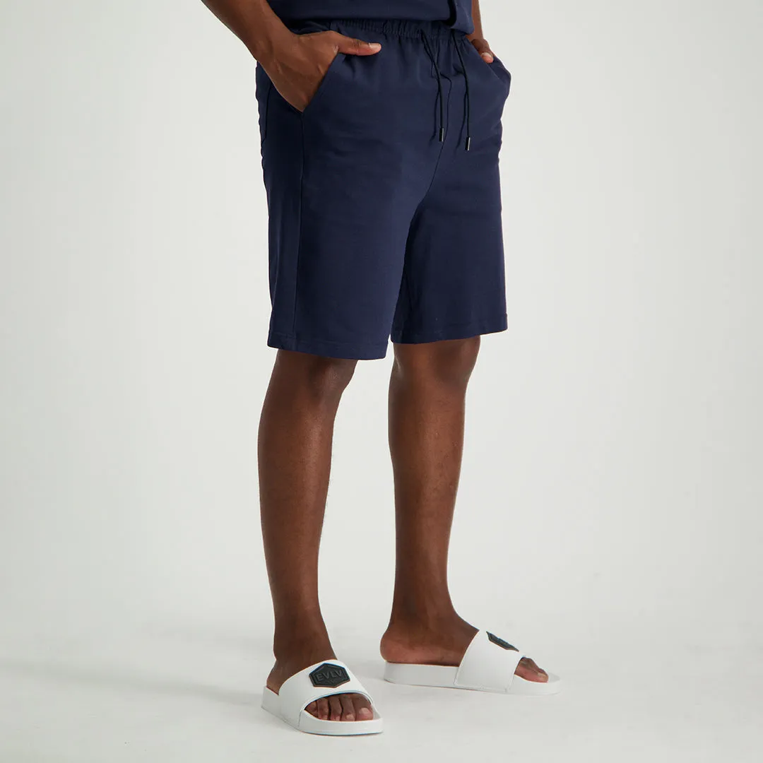 MENS ZAFF NAVY JOGGER SHORTS